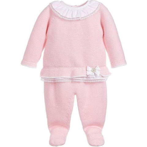 Paz Rodriguez Baby Girls Pink & White Set Paz Rodriguez Baby Girls Pink & White Set