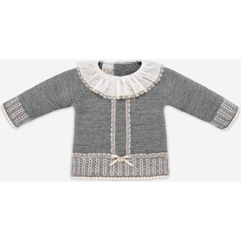 Paz Rodriguez Baby Grey 'Saturno' Knitted Set Paz Rodriguez Baby Grey 'Saturno' Knitted Set