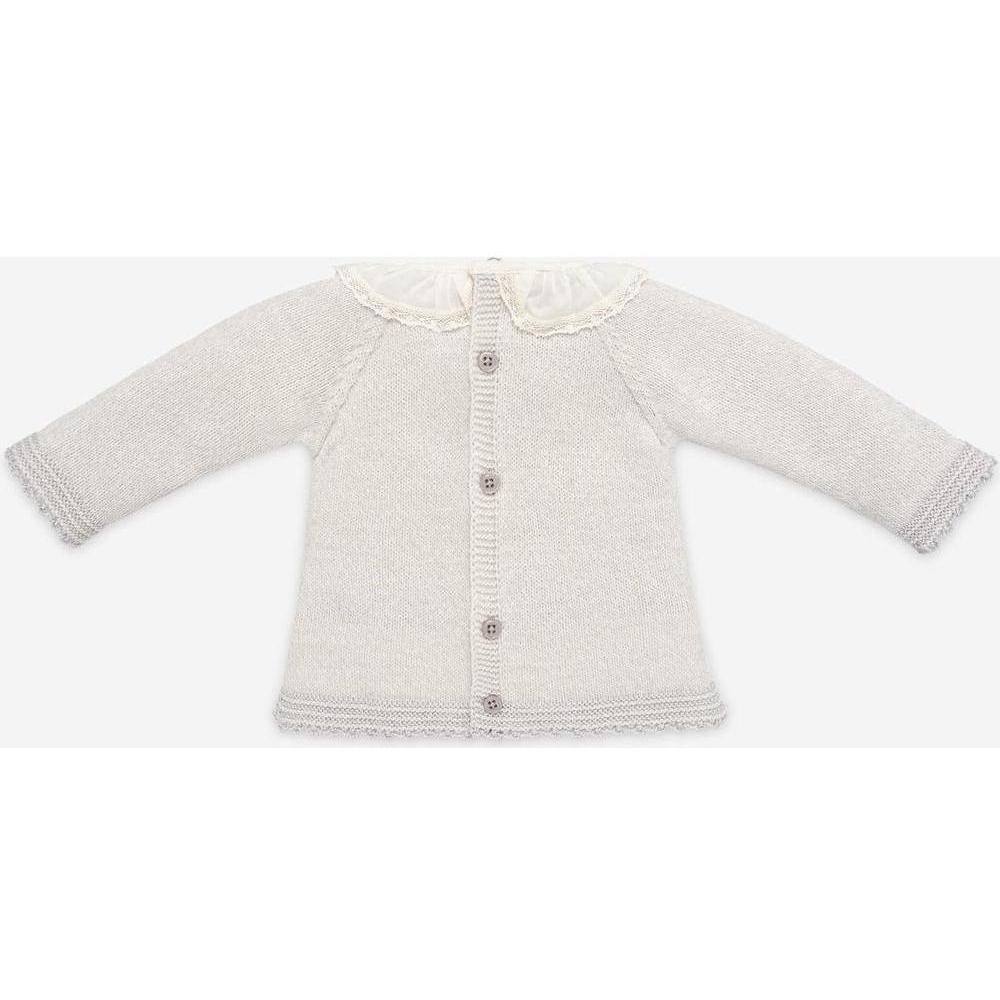 Paz Rodriguez Baby Pale Grey 'Perseo' Knitted Set Paz Rodriguez Baby Pale Grey 'Perseo' Knitted Set