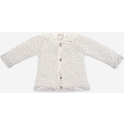 Paz Rodriguez Baby Pale Grey 'Perseo' Knitted Set Paz Rodriguez Baby Pale Grey 'Perseo' Knitted Set