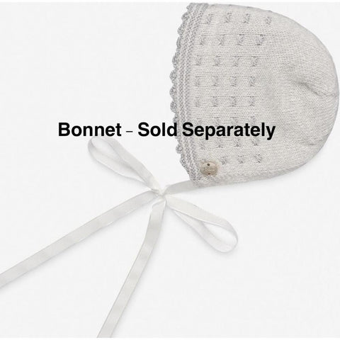 Paz Rodriguez Baby Pale Grey 'Perseo' Knitted Set Paz Rodriguez Baby Pale Grey 'Perseo' Knitted Set