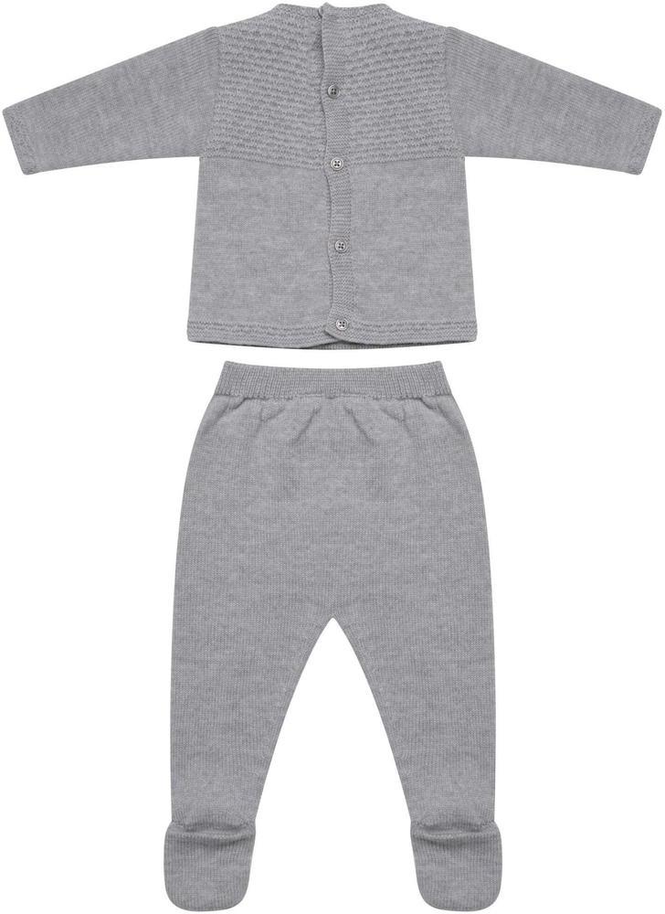 Paz Rodriguez Boys Grey 'Duende' Knit Sweater and Leggings Paz Rodriguez Boys Grey 'Duende' Knit Sweater and Leggings