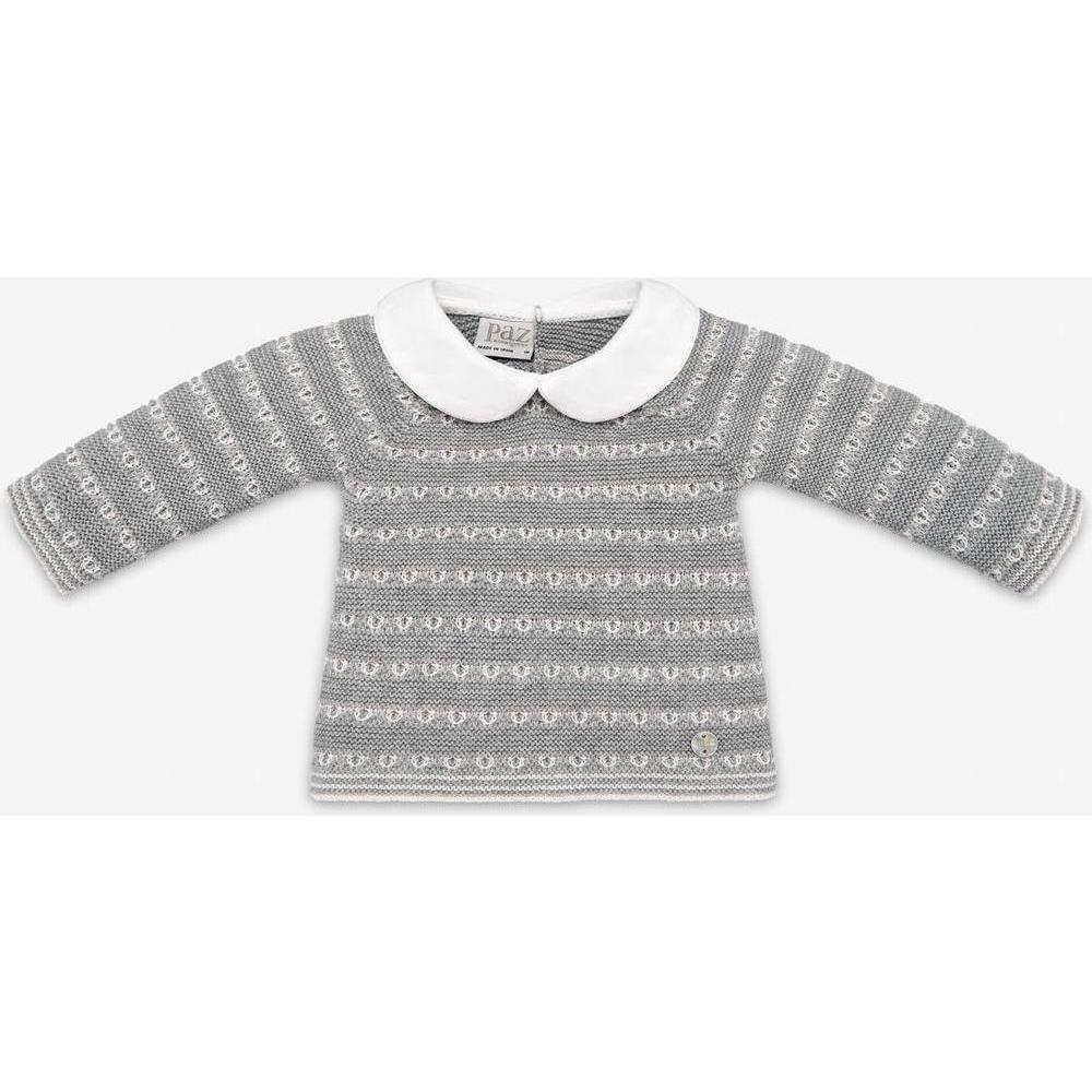 Paz Rodriguez Boys Pale Grey 'Saturno' Knitted Set Paz Rodriguez Boys Pale Grey 'Saturno' Knitted Set