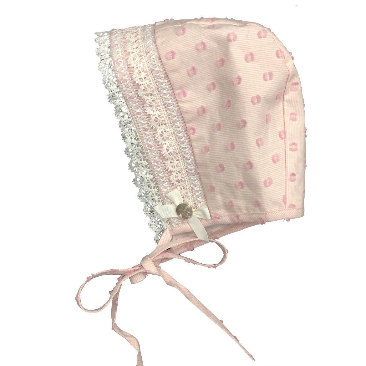 Paz Rodriguez Girls Chalk Pink Bonnet Paz Rodriguez Girls Chalk Pink Bonnet