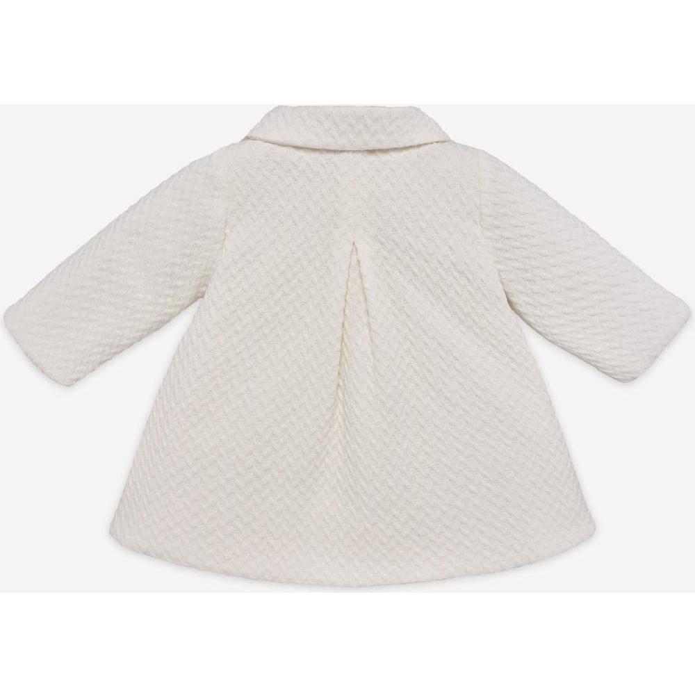 Paz Rodriguez Girls Ivory 'Pegasus' Coat Paz Rodriguez Girls Ivory 'Pegasus' Coat