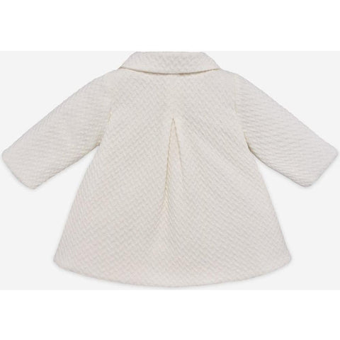 Paz Rodriguez Girls Ivory 'Pegasus' Coat Paz Rodriguez Girls Ivory 'Pegasus' Coat