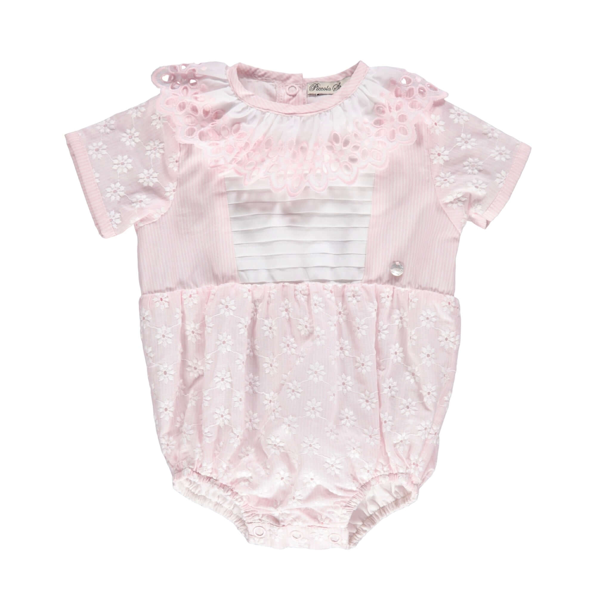 Piccola Speranza Baby Girls Pink Romper Piccola Speranza Baby Girls Pink Romper