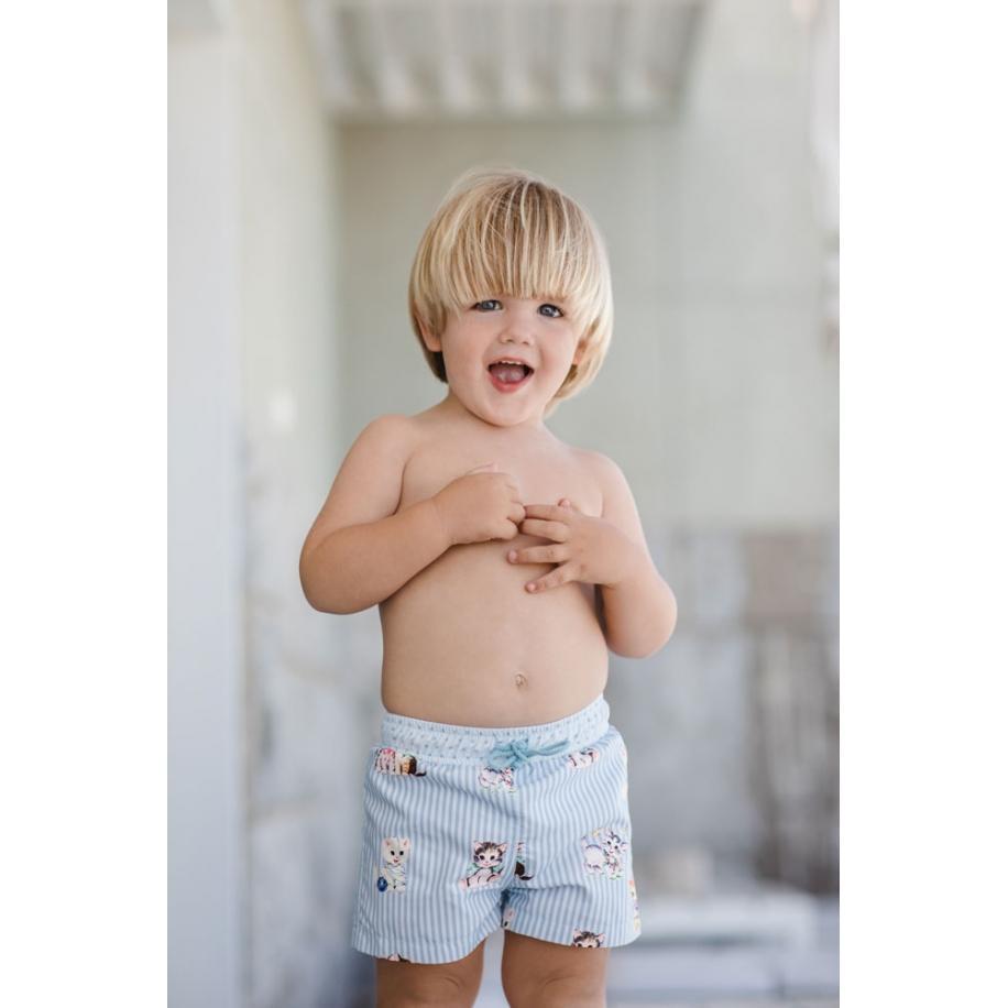 Sal & Pimenta Boys Furry Ball Trunks Sal & Pimenta Boys Furry Ball Trunks