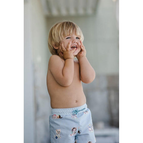 Sal & Pimenta Boys Furry Ball Trunks Sal & Pimenta Boys Furry Ball Trunks