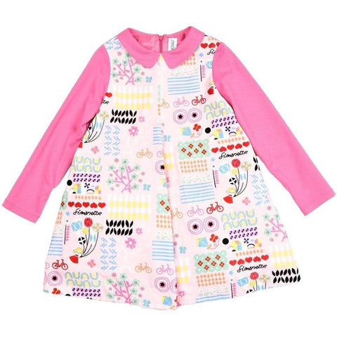 Simonetta Girls Fuchsia Pink Dress Simonetta Girls Fuchsia Pink Dress