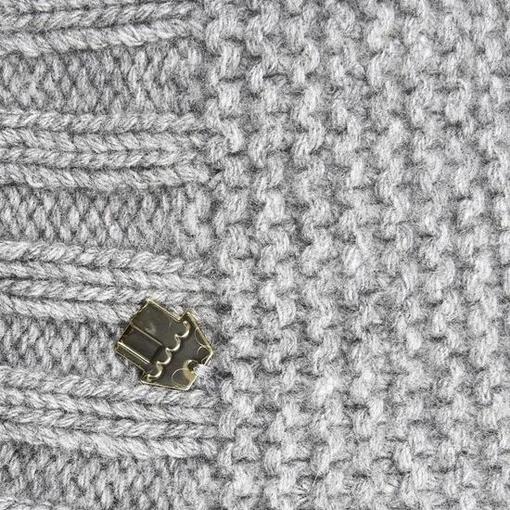 Simonetta Girls Grey Cashmere Blend Hat Simonetta Girls Grey Cashmere Blend Hat