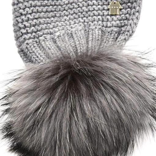 Simonetta Girls Grey Cashmere Blend Scarf Simonetta Girls Grey Cashmere Blend Scarf