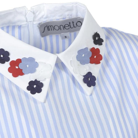 Simonetta Girls White Shirt Simonetta Girls White Shirt