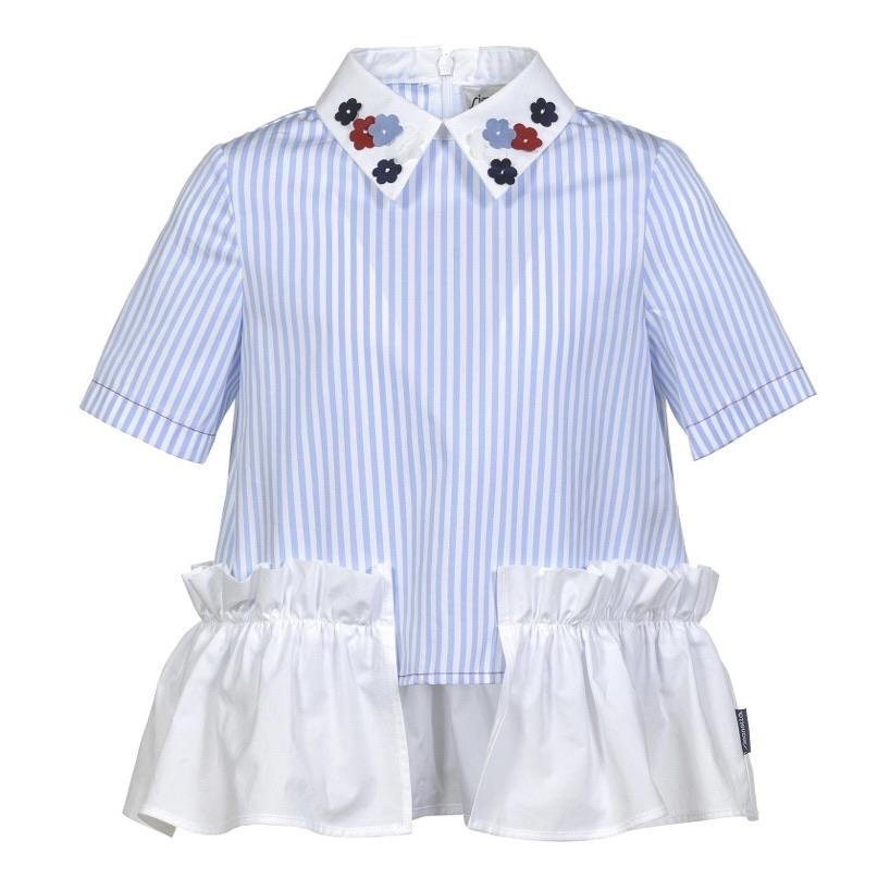 Simonetta Girls White Shirt Simonetta Girls White Shirt