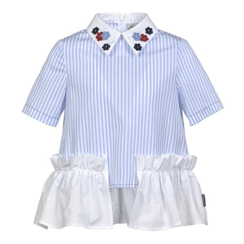 Simonetta Girls White Shirt Simonetta Girls White Shirt