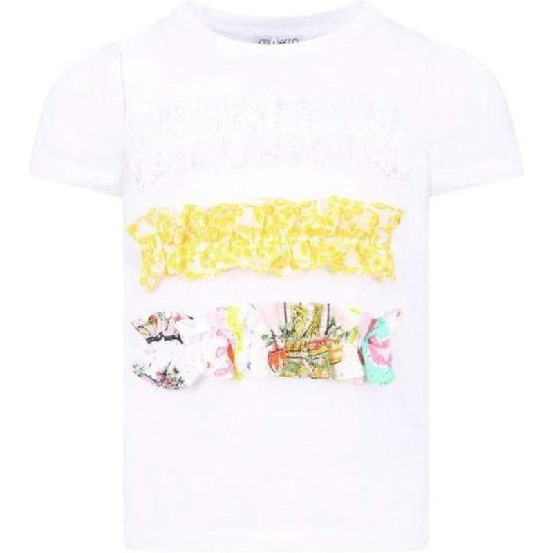 Simonetta Girls White T-Shirt Simonetta Girls White T-Shirt