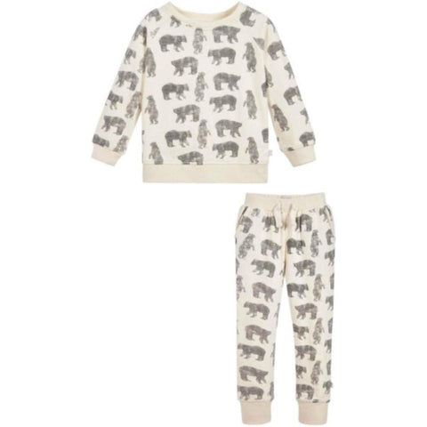 The Little Tailor Baby Boys Cream Polar Bear Sweat Top and Pants The Little Tailor Baby Boys Cream Polar Bear Sweat Top and Pants