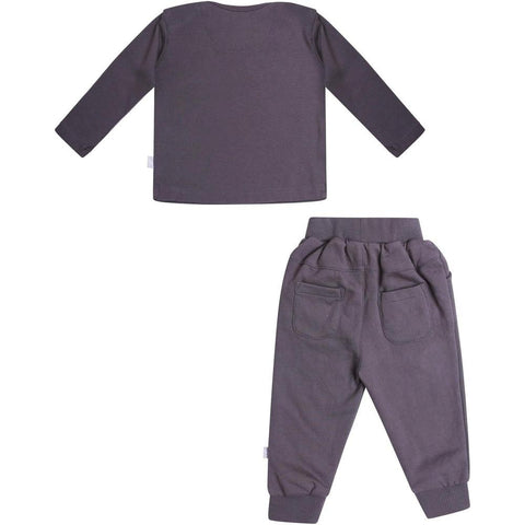 The Little Tailor Baby Boys Grey Polar Bear Top and Comfy Pants The Little Tailor Baby Boys Grey Polar Bear Top and Comfy Pants