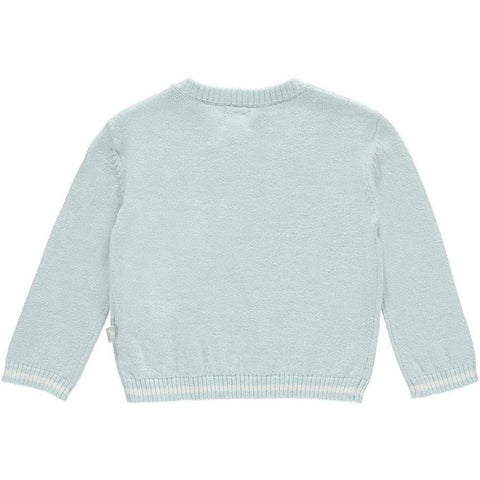 The Little Tailor Baby Boys Knitted Pale Blue Jumper and Leggings The Little Tailor Baby Boys Knitted Pale Blue Jumper and Leggings