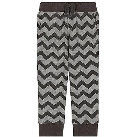 The Little Tailor Charcoal Grey Zig Zag Sweat Top and Pants The Little Tailor Charcoal Grey Zig Zag Sweat Top and Pants