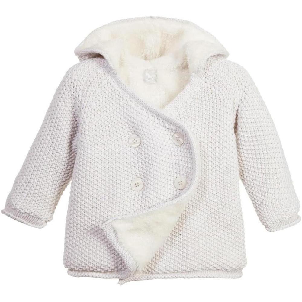 The Little Tailor Soft Grey Pram Coat The Little Tailor Soft Grey Pram Coat