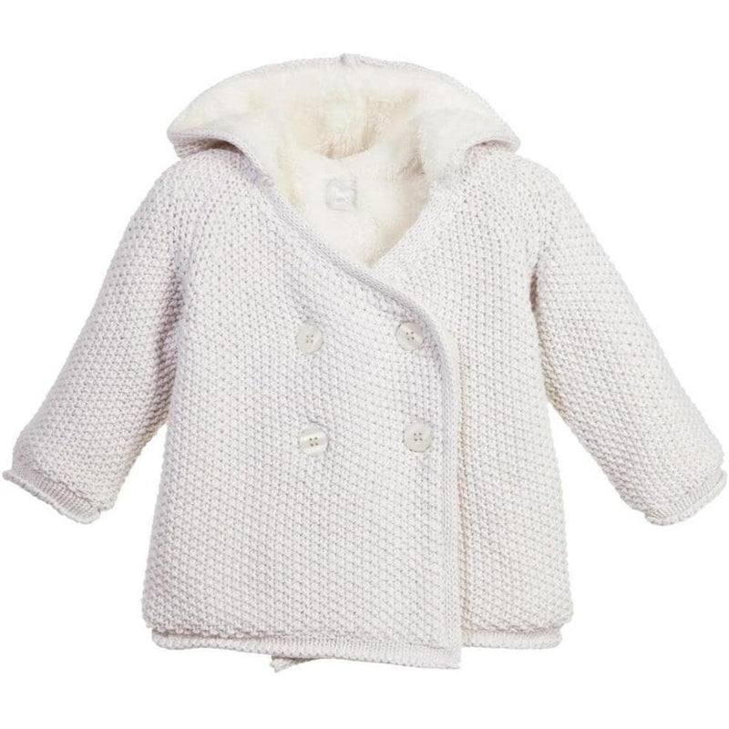 The Little Tailor Soft Grey Pram Coat The Little Tailor Soft Grey Pram Coat