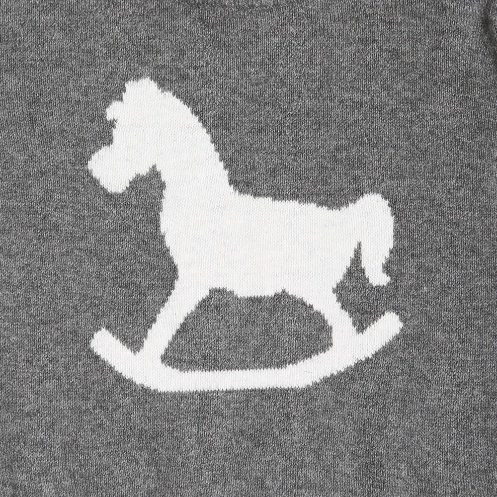 The Little Tailor Unisex Charcoal Grey Knitted Jumper and Leggings The Little Tailor Unisex Charcoal Grey Knitted Jumper and Leggings