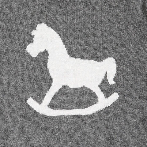 The Little Tailor Unisex Charcoal Grey Knitted Jumper and Leggings The Little Tailor Unisex Charcoal Grey Knitted Jumper and Leggings