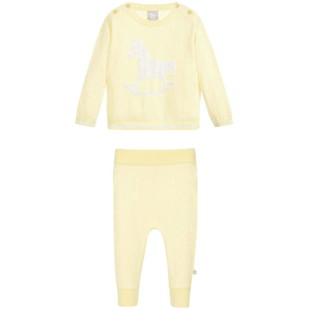 The Little Tailor Unisex Knitted Lemon Jumper and Leggings The Little Tailor Unisex Knitted Lemon Jumper and Leggings