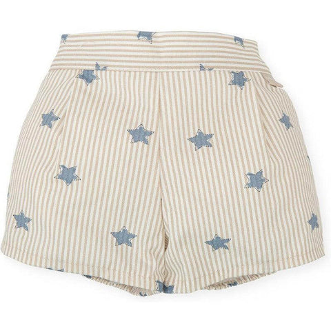 Tutto Piccolo Baby Boys Striped Star Shorts