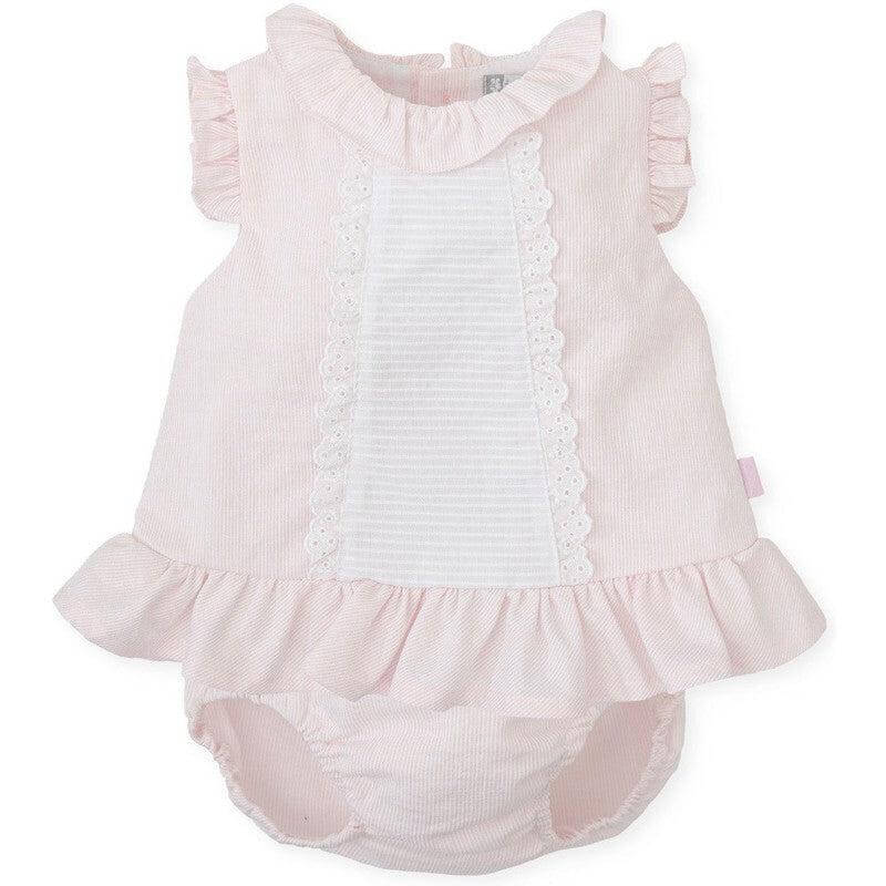 Tutto Piccolo Girls Pink Dress & Bloomers Tutto Piccolo Girls Pink Dress & Bloomers