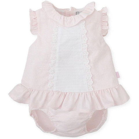 Tutto Piccolo Girls Pink Dress & Bloomers Tutto Piccolo Girls Pink Dress & Bloomers
