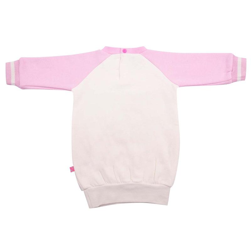 Billieblush Girls Ivory & Pink Glasses Dress Billieblush Girls Ivory & Pink Glasses Dress