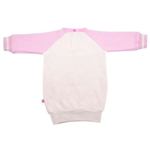 Billieblush Girls Ivory & Pink Glasses Dress Billieblush Girls Ivory & Pink Glasses Dress