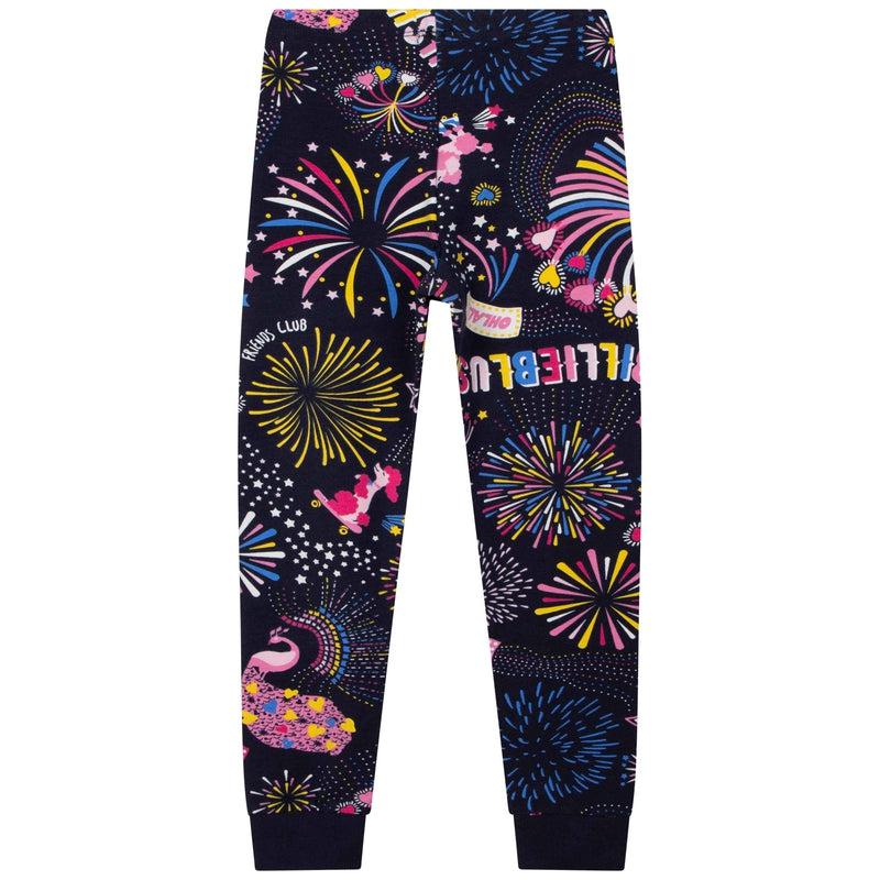 Billieblush Girls Navy Celebration Leggings Billieblush Girls Navy Celebration Leggings