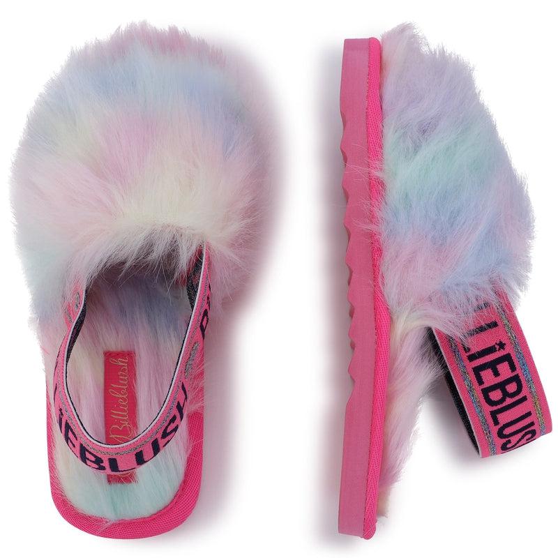 Billieblush Girls Pink Multi Coloured Sliders Billieblush Girls Pink Multi Coloured Sliders