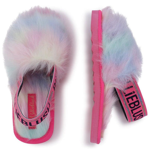 Billieblush Girls Pink Multi Coloured Sliders Billieblush Girls Pink Multi Coloured Sliders