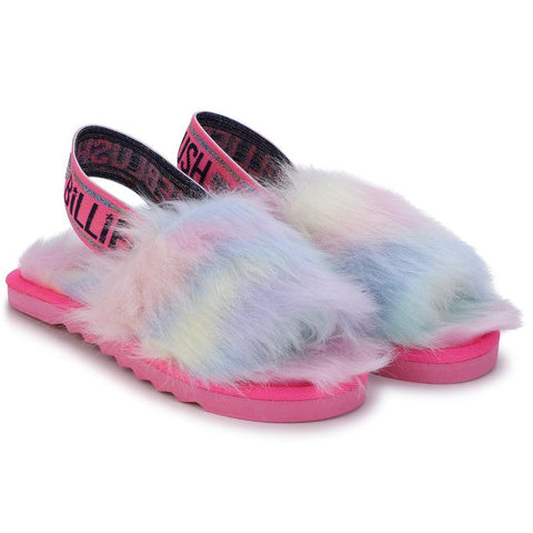 Billieblush Girls Pink Multi Coloured Sliders Billieblush Girls Pink Multi Coloured Sliders