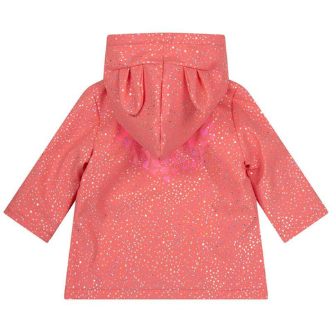 Billieblush Girls Red Glitter Rain Coat Billieblush Girls Red Glitter Rain Coat