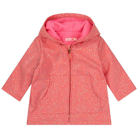 Billieblush Girls Red Glitter Rain Coat Billieblush Girls Red Glitter Rain Coat