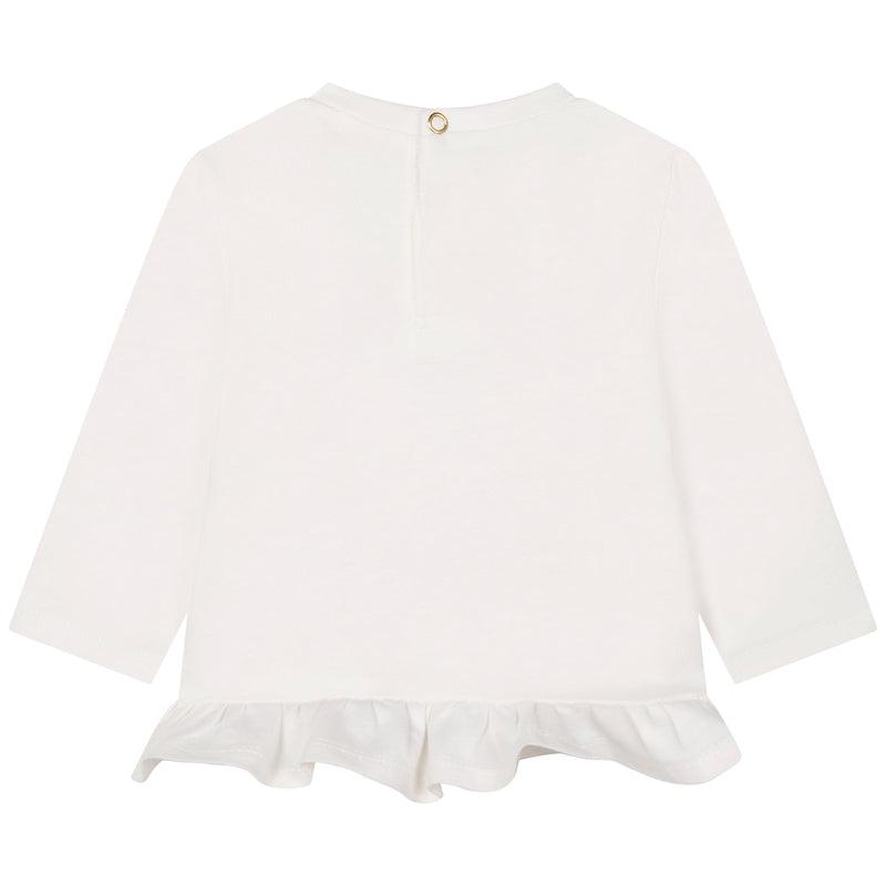 Billieblush Girls Ivory Rabbit Tunic Billieblush Girls Ivory Rabbit Tunic