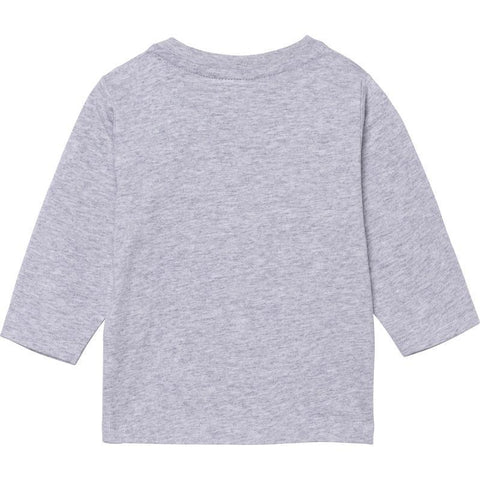 BOSS Baby Boys Grey Triangle Long Sleeve T-Shirt BOSS Baby Boys Grey Triangle Long Sleeve T-Shirt