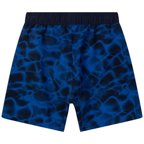BOSS Boys Blue Logo Swim Shorts BOSS Boys Blue Logo Swim Shorts