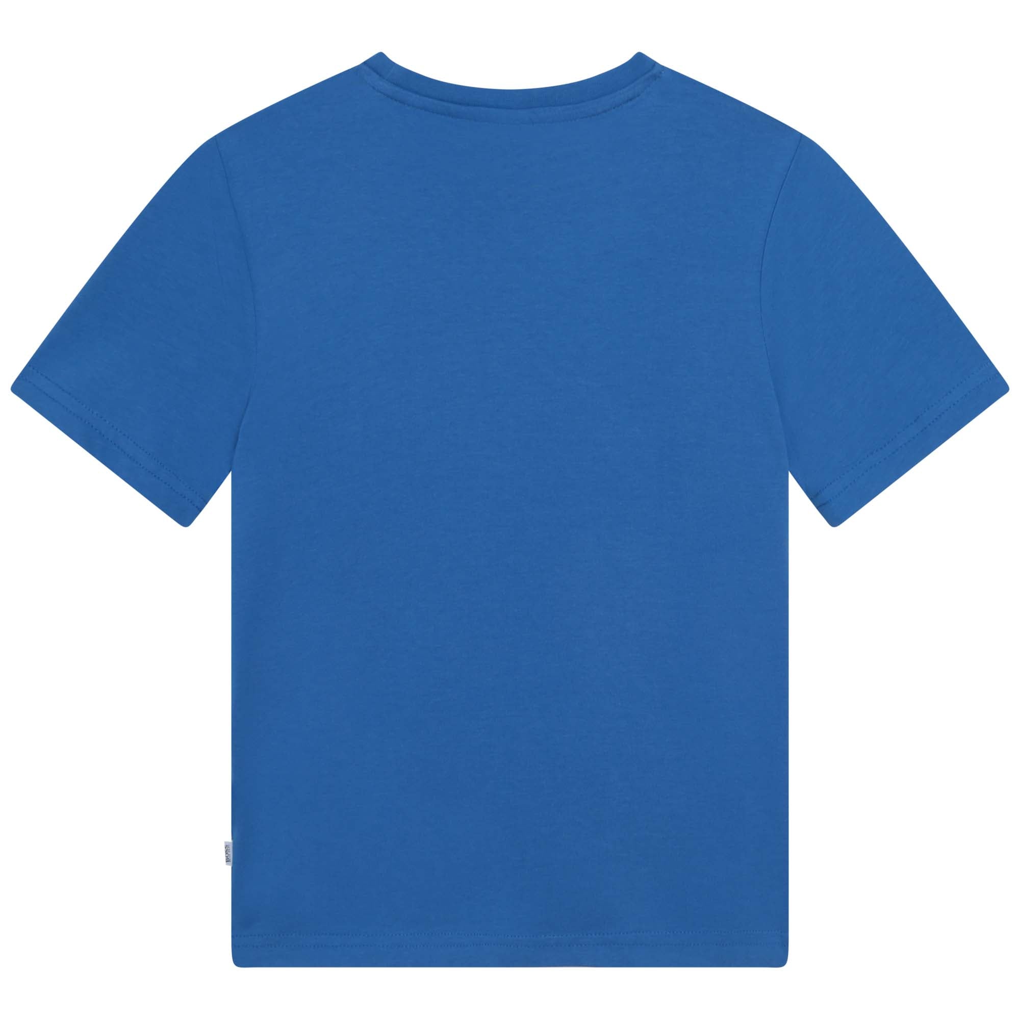 BOSS Boys Blue Logo T-Shirt BOSS Boys Blue Logo T-Shirt
