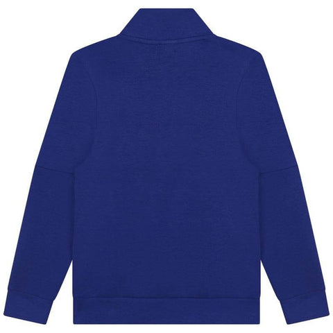 BOSS Boys Blue Zip Up Sweatshirt BOSS Boys Blue Zip Up Sweatshirt