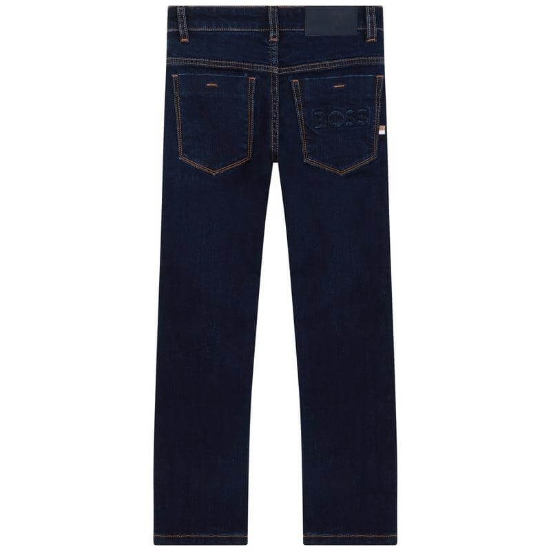 BOSS Boys Dark Denim Jeans BOSS Boys Dark Denim Jeans