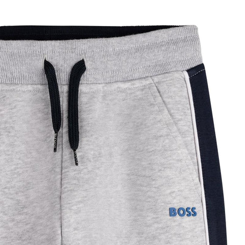 BOSS Boys Grey Jogging Bottoms BOSS Boys Grey Jogging Bottoms