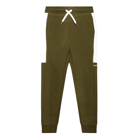 BOSS Boys Khaki Jogging Bottoms BOSS Boys Khaki Jogging Bottoms