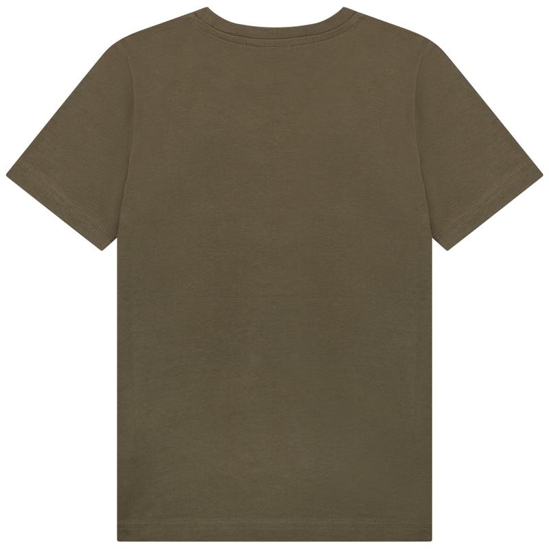 BOSS Boys Khaki Logo T-Shirt BOSS Boys Khaki Logo T-Shirt