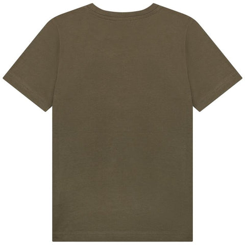 BOSS Boys Khaki Logo T-Shirt BOSS Boys Khaki Logo T-Shirt
